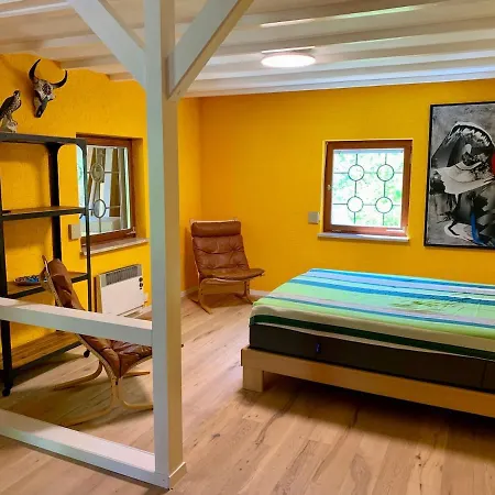 Holzhaus Devils Corner Tatil Evi Ostheim vor der Rhon